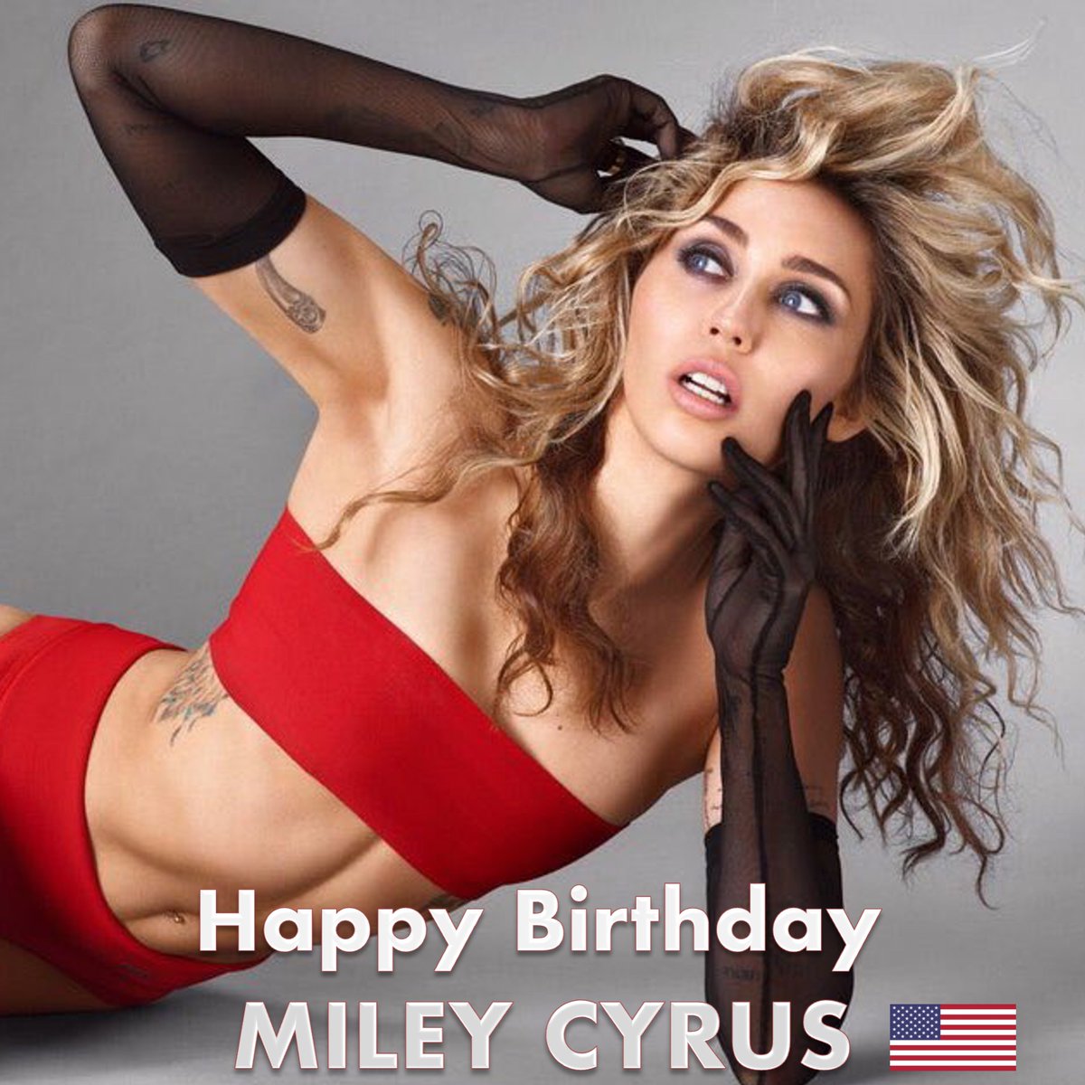 WORLDMUSICAWARD's tweet photo. Happy 32nd Birthday to the gorgeous, mega talented,  chart-topping, record-breaking, history-making, top-selling Singer, Songwriter, two-time Grammy winner, Actress and Pop Icon, the One & Only Miley Cyrus!👏🎂🎉🌟🐐👑❤️
#MileyCyrus is one of the greatest artists of all time, the 9th greatest Billboard 200 female artist in history, and one of Billboard's greatest pop stars of the century! She is the 8th highest certified female digital singles artist in the US, and one of the top-selling Artists of the Era! Miley has been featured for multiple years in the Time 100, Forbes Celebrity 100 and 30 Under 30! She is famous for her incredible voice, and truly charismatic live performances! Dubbed the "Teen Queen" of the 2000s decade, Miley is one of the few child stars who became even more successful as an adult. At just 13, she became the most famous teen idol in America, starring in the hugely popular Disney series Hannah Montana, and scored 2x No. 1 soundtracks in the US! Miley's 1st EP, 'Hannah Montana 2: Meet Miley Cyrus' debuted at No. 1 on the Billboard 200, with first-week sales of 325,000, and was certified 4x platinum by the Recording Industry Association of America (RIAA) for 4 million units!  Her self-penned 2nd studio album 'Breakout' also hit #1 on the Billboard 200, selling 370,000 copies, and was RIAA certified platinum! Her 1st EP 'The Time of Our Lives' (2009) hit #2 on the Billboard 200 and spawned the smash hit "Party in the U.S.A." which became one of the best-selling singles of all time, certified 14 times platinum by the RIAA!  Miley's 4th studio album 'Bangerz', released via RCA Records in 2013, became her 5th No. 1 album on the Billboard 200, scoring the 3rd-highest opening week for a female artist in 2013 and spawned Miley's 1st Hot 100 No. 1 hit "Wrecking Ball" which made her the hottest Superstar on the planet and the most talked about on Facebook and twitter! 'Bangerz' was RIAA certified triple platinum and was nominated for Best Pop Vocal Album at the 57th Grammy Awards, Miley's first Grammy nomination! 'Bangerz' also won Miley the most Awards (4) at the 2014 World Music Awards, including Best Video, Best Female Artist & Best Pop Rock Artist! Miley experimented a different style in her 5th studio album, 'Miley Cyrus & Her Dead Petz' (2015), which was followed by her country pop album 'Younger Now' (2017) which debuted at No. 5 on the Billboard 200 and spawned the smash hit "Malibu" which was RIAA certified double platinum! Her critically acclaimed 7th studio album 'Plastic Hearts' (2020) debuted at No. 1 on the Billboard Top Rock Albums chart and at No. 2 on the Billboard 200, powered by its lead single "Midnight Sky" which became the longest-running No. 1 single on UK radio in 2020! 'Plastic Hearts' surpassed 3 Billion streams on Spotify, the most streamed rock album of the decade on the platform! Miley's 8th studio album, 'Endless Summer Vacation', was nominated for AOTY at the 2024 Grammys! Released via Colombia Records in 2023, it spawned the record-breaking global smash hit "Flowers", which was certified the best-selling global single of 2023 by IFPI! "Flowers" spent 8 weeks atop the US Hot 100, and became the song with the most cumulative weeks atop all Billboard airplay charts in history. It topped the Billboard Global 200 for 13 weeks, reaching #1 in 41 countries, and broke several streaming records, including the fastest song in Spotify history to hit 1 Billion streams and the fastest female song to hit 2B! "Flowers" won 2 Grammy Awards including Record of the Year, and Best International Song at the 2024 Brit Awards! 

Miley has won several accolades including 2 Grammy Awards, a Brit Award, 5 Billboard Music Awards, 3 MTV Video Music Awards, 4 World Music Awards & 8  Guinness World Records among others! She is also an active philanthropist, and in 2014  she founded the non-profit Happy Hippie Foundation to support the LGBTQ community and youth homelessness!