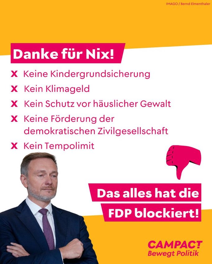 EinAugenschmaus's tweet photo. Hier gibt es eine schöne Erinnerung, was die #FDP alles blockiert hat in der #Ampel. #FDPschadetDeutschland #fdpschadetunsAllen #FDPrausAusDenParlamenten https://t.co/J5fBfmFAMd