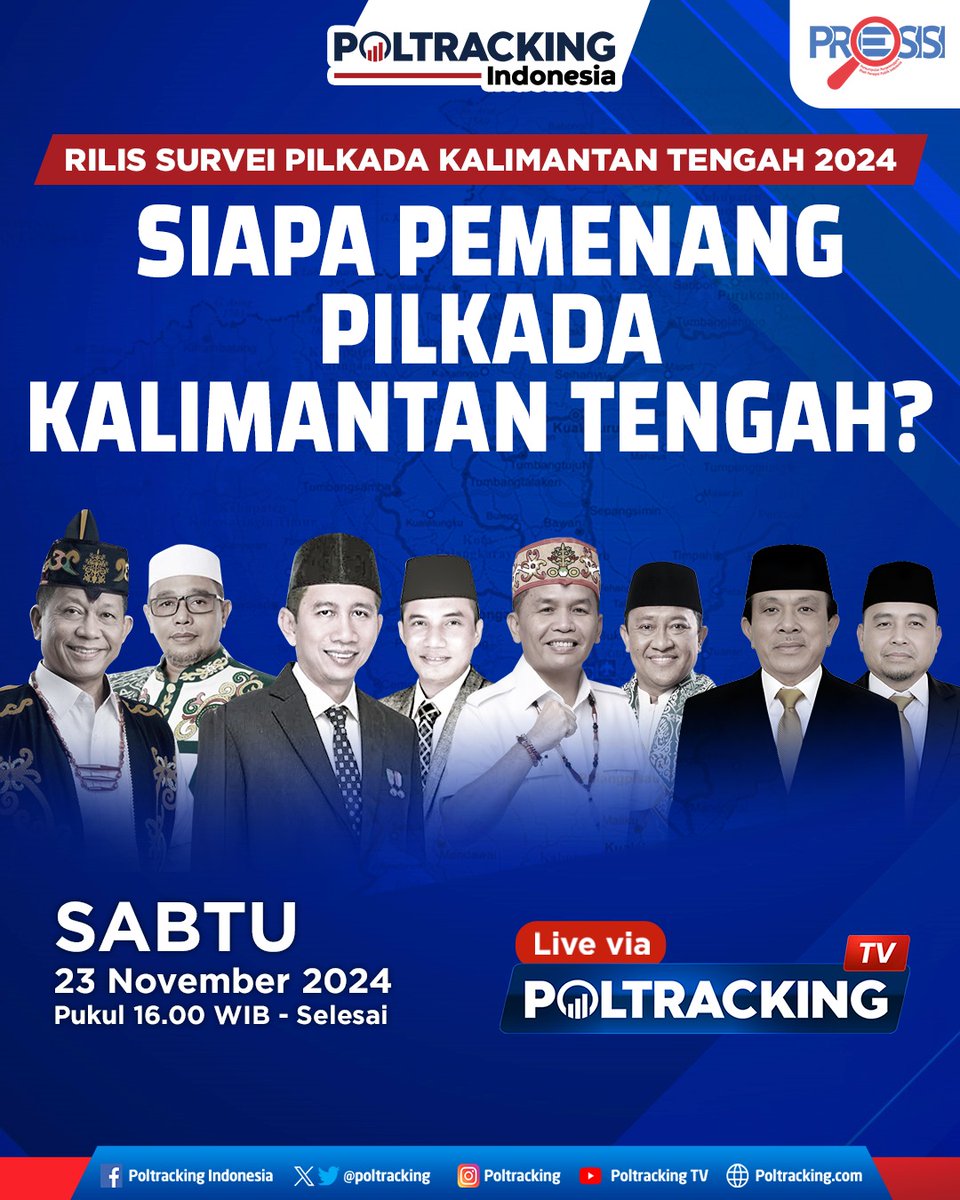 Undangan Media Rilis Temuan Survei Pilkada Kalimantan Tengah Poltracking Indonesia:

SIAPA PEMENANG PILKADA KALIMANTAN TENGAH?

Narahubung: Masduri Amrawi (085234977108)

#survei #kalteng #survei #kalimantantengah #rilissurvei