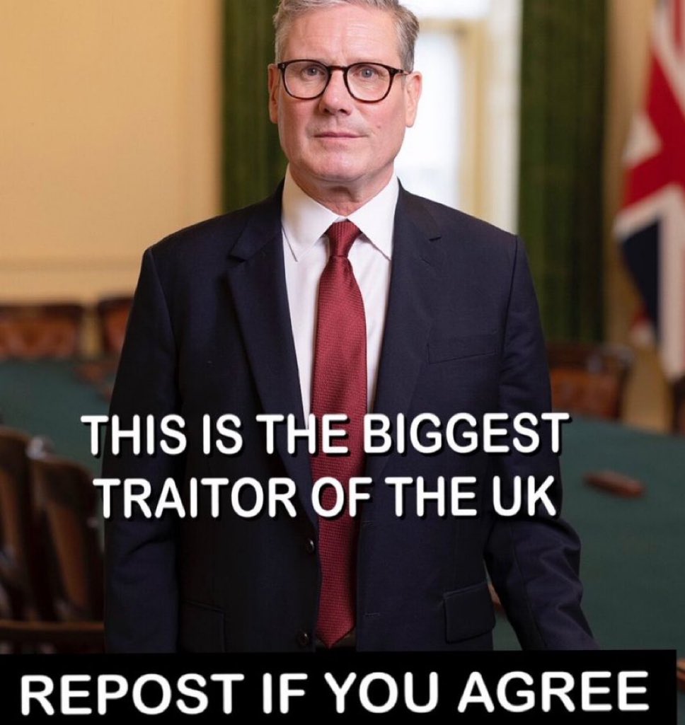 🔁 REPOST if you agree 👇
Two tier
Free gear
Never here
Pension freezer
Tax riser
WFP cutter
Farm shutter
Chagos seller
Lord Alli lover
Locks up tweeters
£22 billion hole but
£40 billion tax rise and
£142 billion borrowed
Economy hollowed
"Economists" as Chancellors