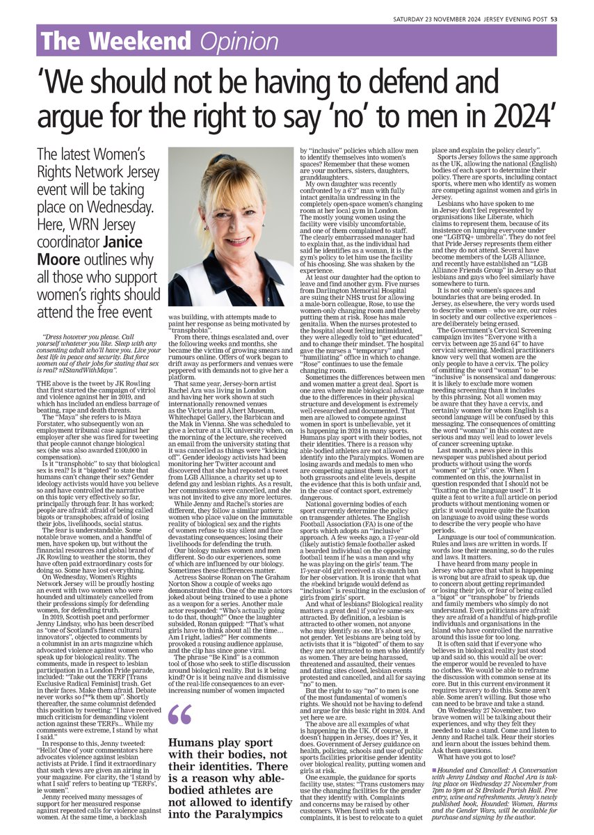 Women should not be having to defend our right to say "no" to men in 2024.    

Read our latest article in the <a href="/JEPnews/">jepnews</a>  in advance of the upcoming event with <a href="/msjlindsay/">Jenny Lindsay</a> and <a href="/rachelara/">The Dyslexic Feminist</a> on Wednesday. 👇👇