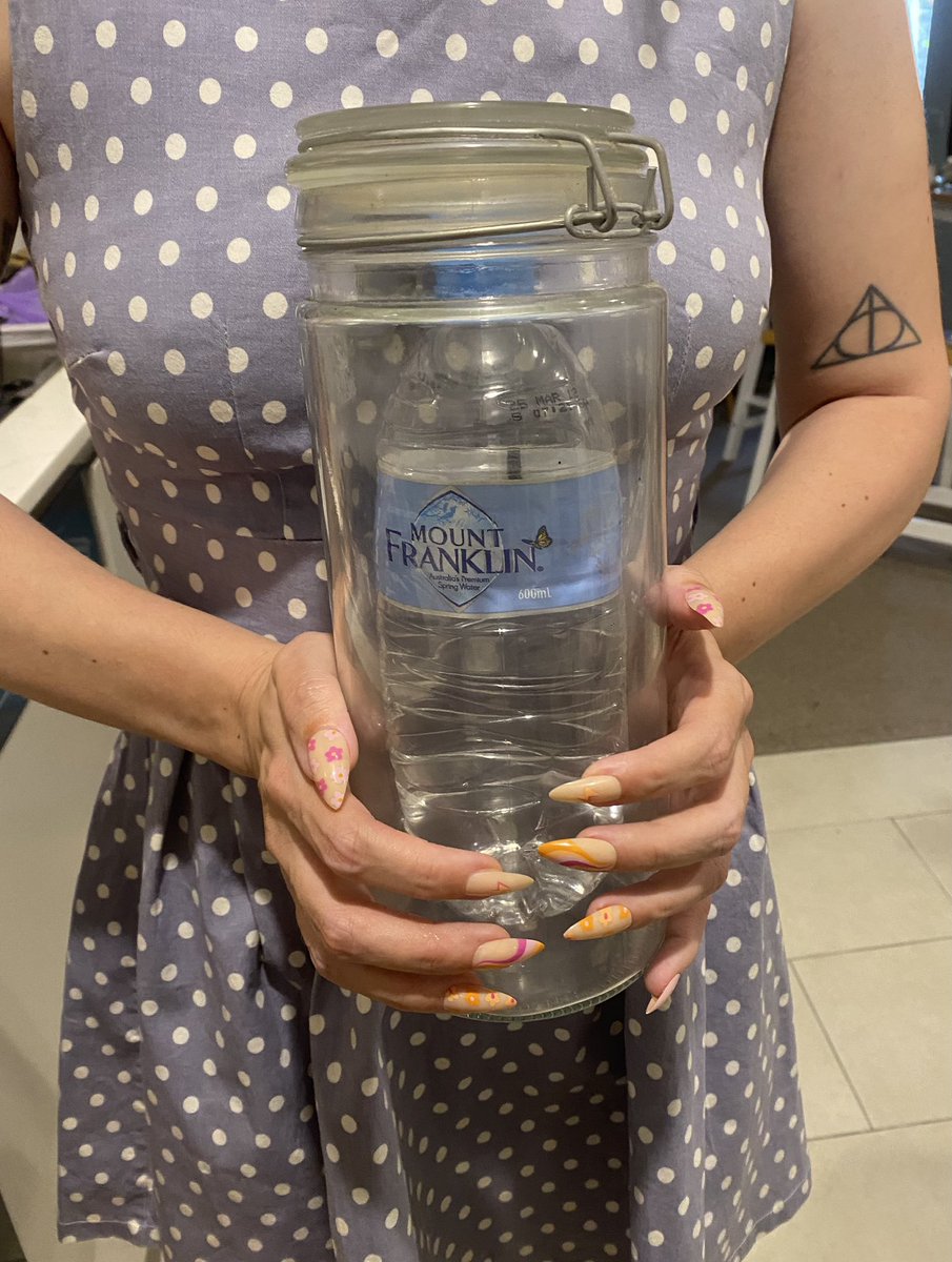 cayce_anne's tweet photo. Found out Ed Sheeran and I have something in common, we both jumped on stage after a @JamesBlunt show and took his bottle as a souvenir 😅 this bottle is from 2011 when I was 19. Looking forward to the show tonight with my mum 💗 https://t.co/xCXJyCTR6k