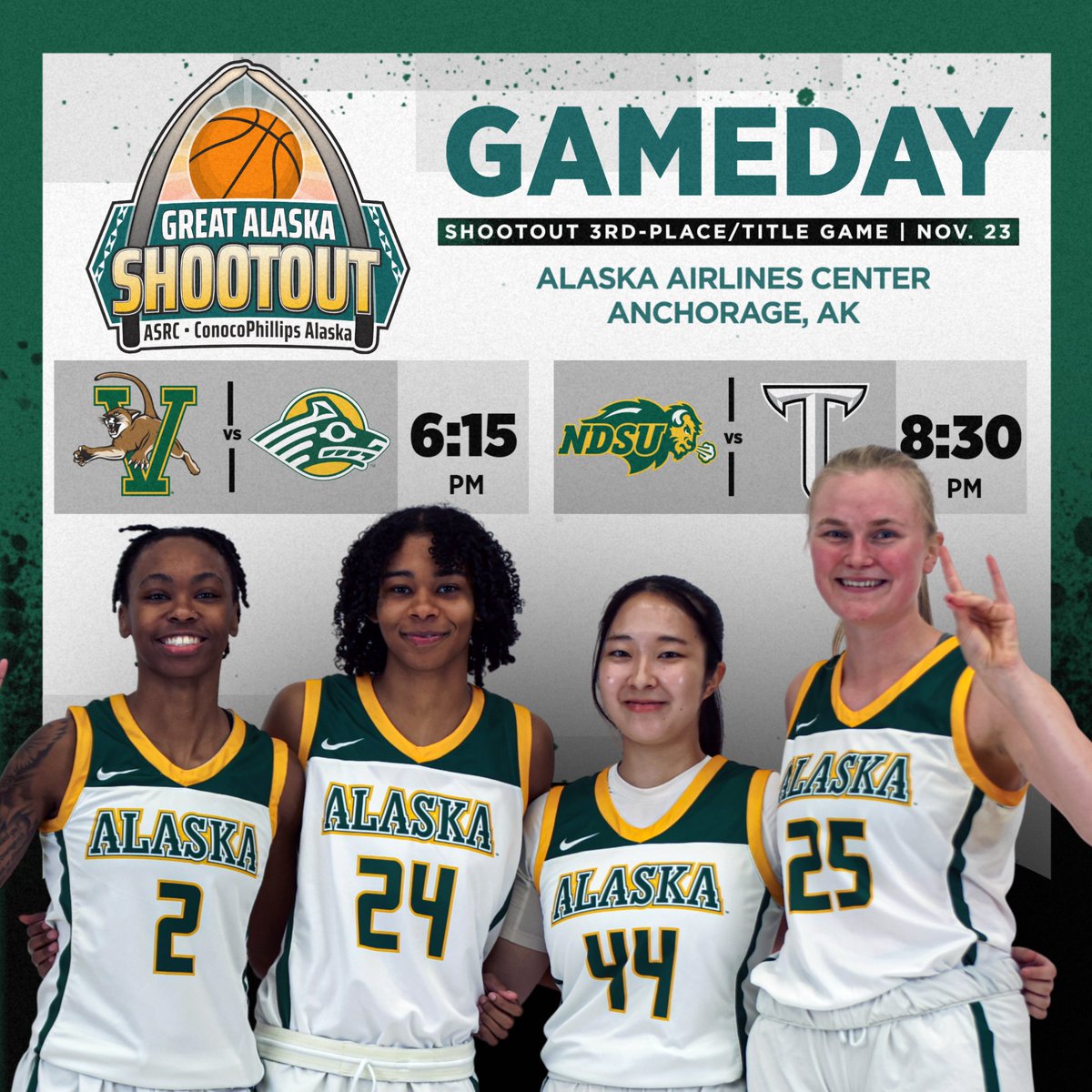 Catch the Seawolves at 6:15 AST Saturday against D-I foe Vermont. Troy battles North Dakota State for the title at 8:30. Tickets, live links at more at GoSeawolves.com.