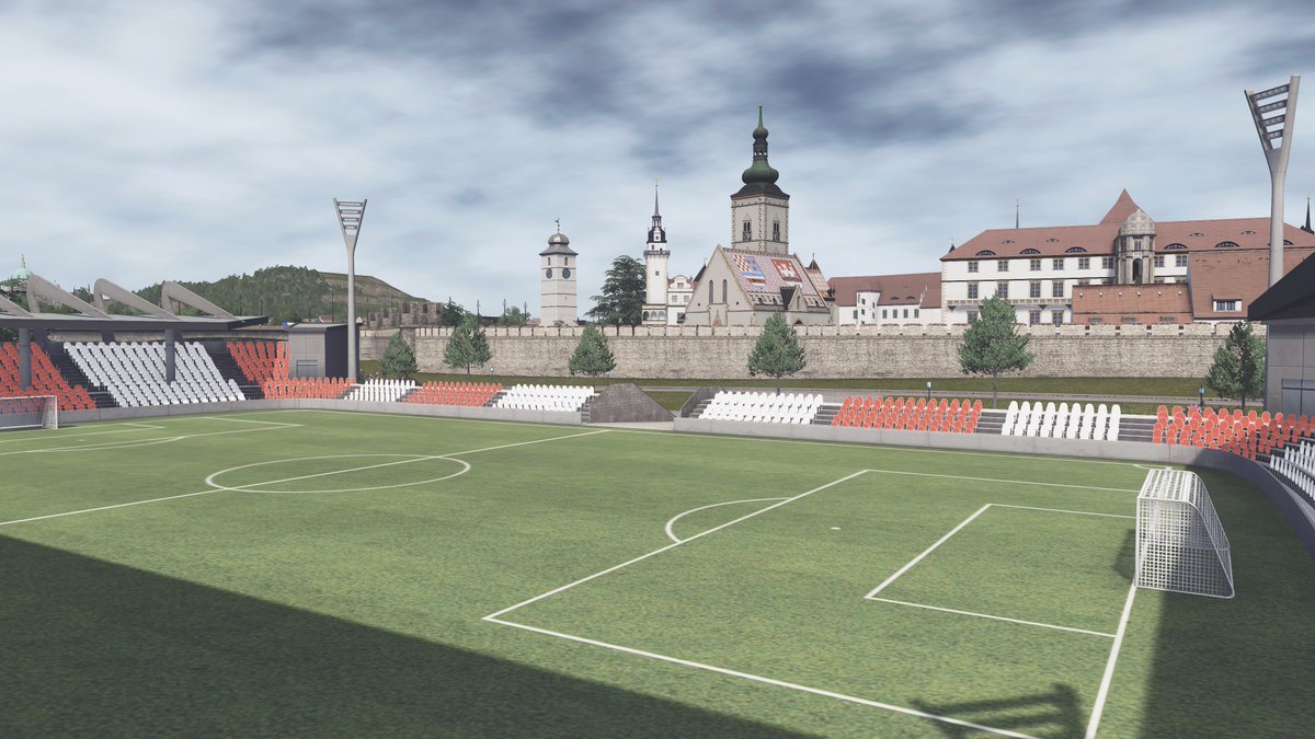 What a view from the football stadium #citiesskylines
