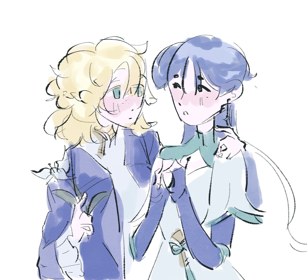 since everyone keeps saying it #scarabedo yuri i had to cook as the self proclaimed ceo of scarabedo yuri lesbians....
(ill make a better version soon trust)