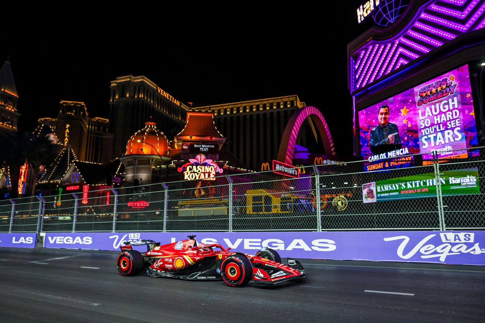 Ferrari SF24 in Las Vegas