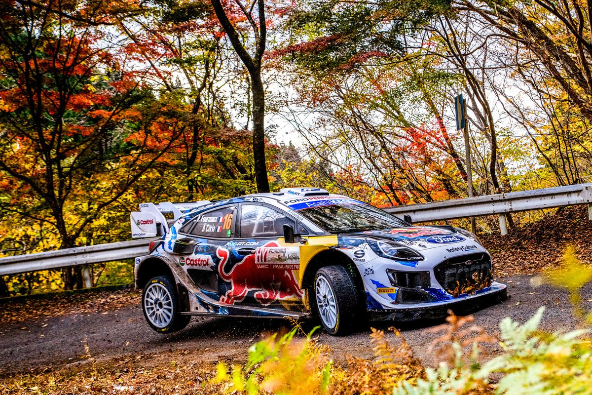 OfficialWRC's tweet photo. Captured in Japan's autumn wonderland 📸

#WRC | #RallyJapan 🇯🇵 https://t.co/dohn3BnZ6i