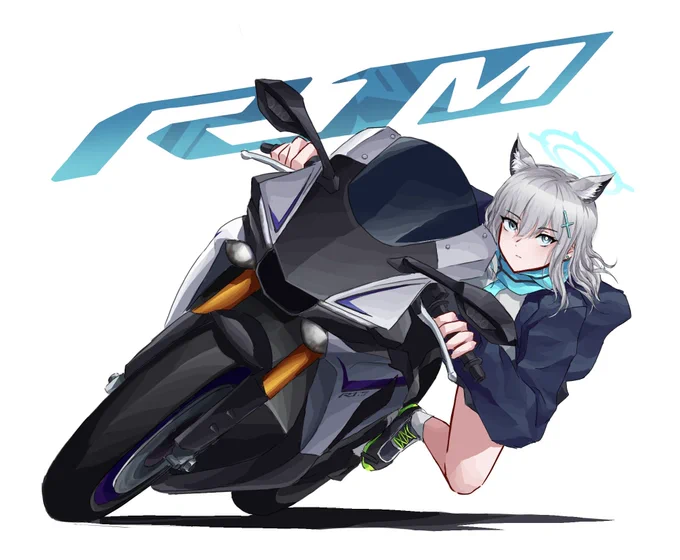 砂狼シロコ×YZF-R1M#ブルアカ 