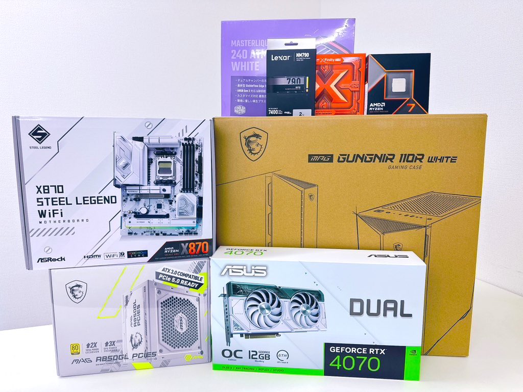 applied_group's tweet photo. 白くて映えるゲーミングPCプレゼントです
３年間以上はキラキラします（2台目）

@applied_group フォロー https://t.co/ak2io0VO1W