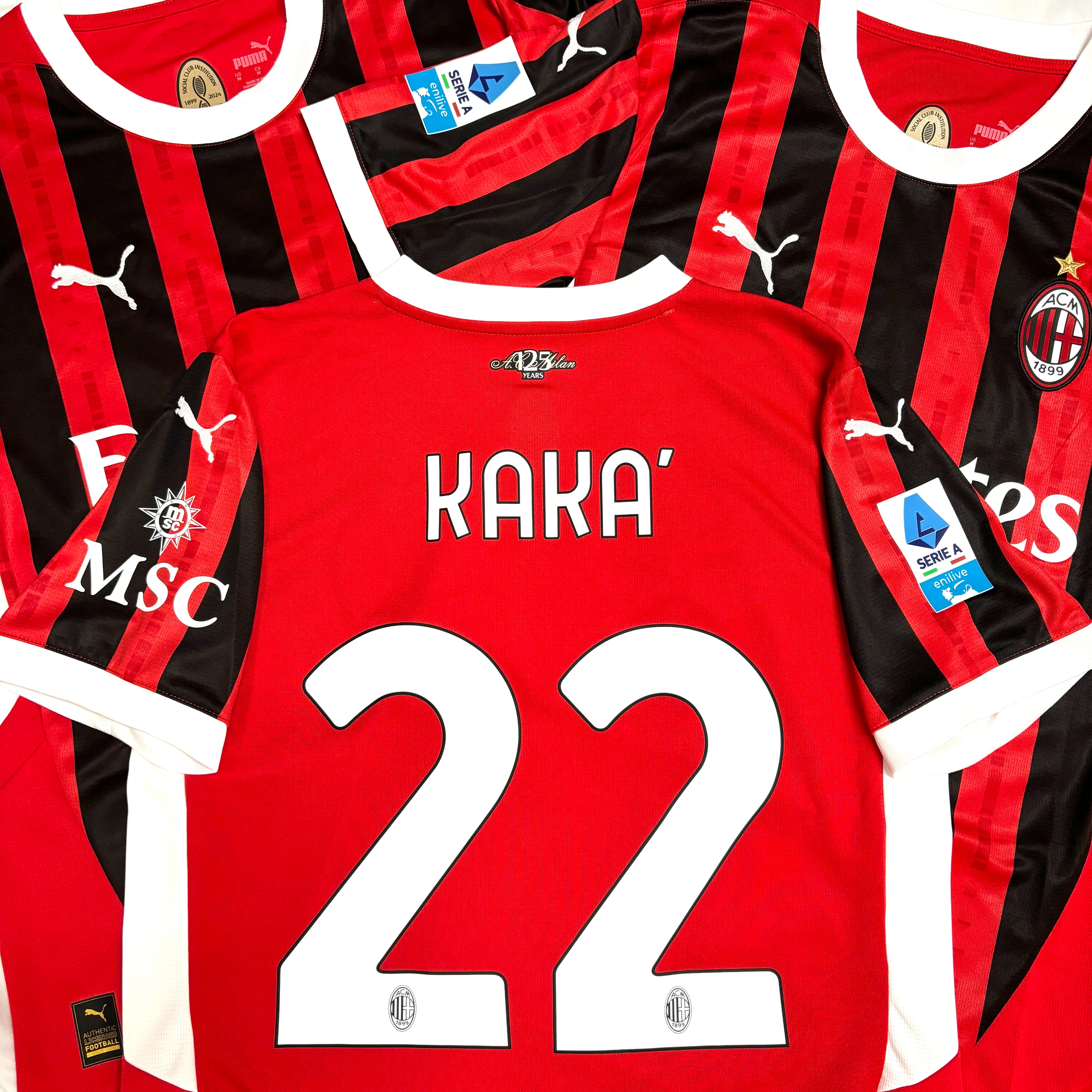 ACミラン KAKA ぎこちな 22番 ジャージ 1899 売買された ACミラン KAKA ぎこちな 22番 ジャージ 1899 売買された