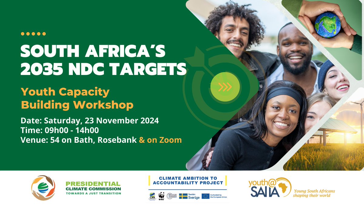 ‼️We are live‼️

The last workshop in our capacity building series on #NDCs is taking place now. 
youtube.com/live/3C6ssPp3V… 

#leavenoonebehind #JustTransition