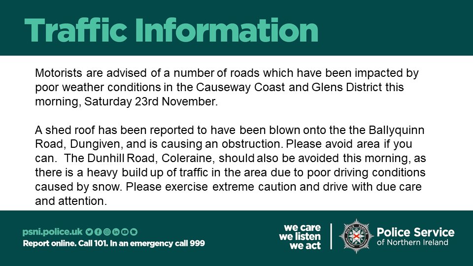 Police Causeway Coast and Glens tweet media