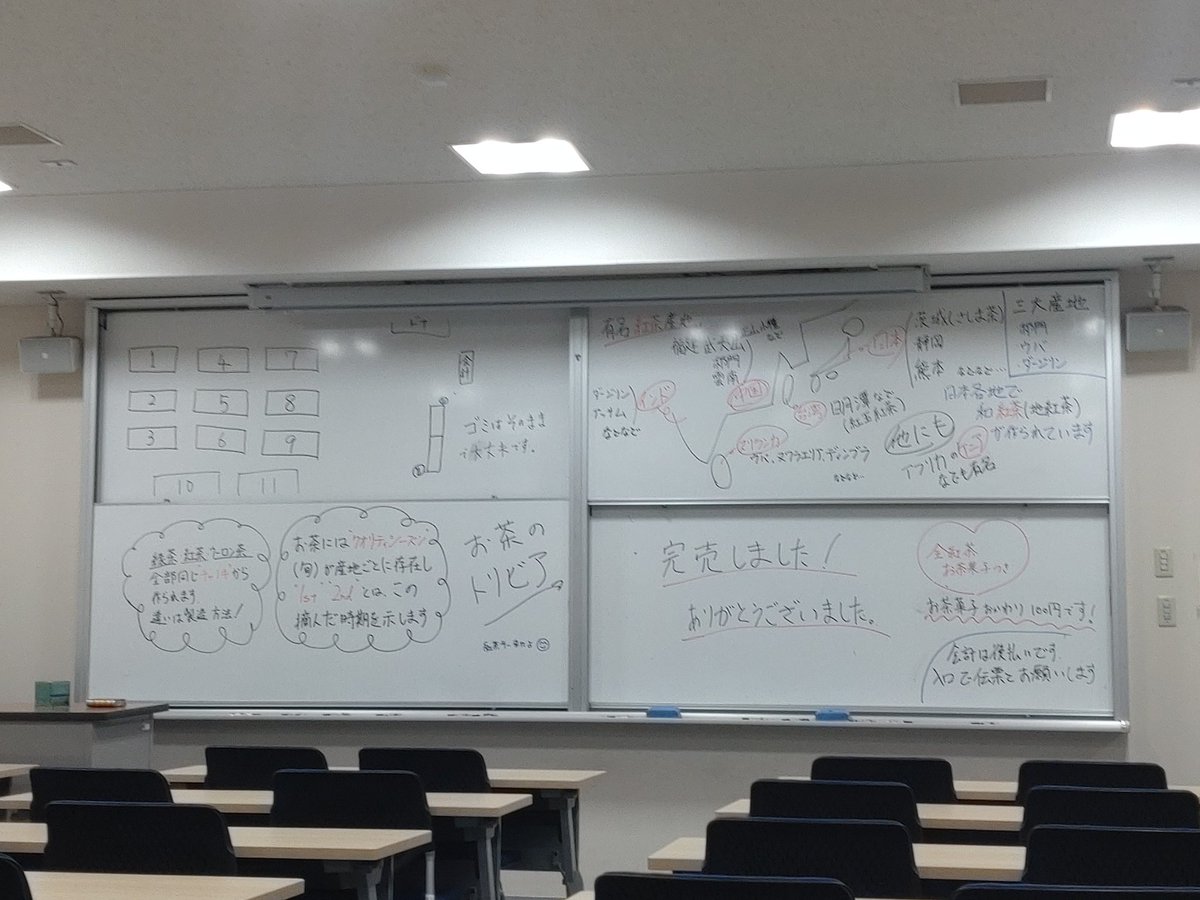 KUTeaBreak's tweet image. 4日間ありがとうございました！
想像をはるかに超えるお客様に来ていただきました！
初めての経験だったので色々とご迷惑をおかけしたと思いますが、本当にありがとうございました！

ぜひまた次のNFでも出店できるように、サークル運営を頑張っていきます！