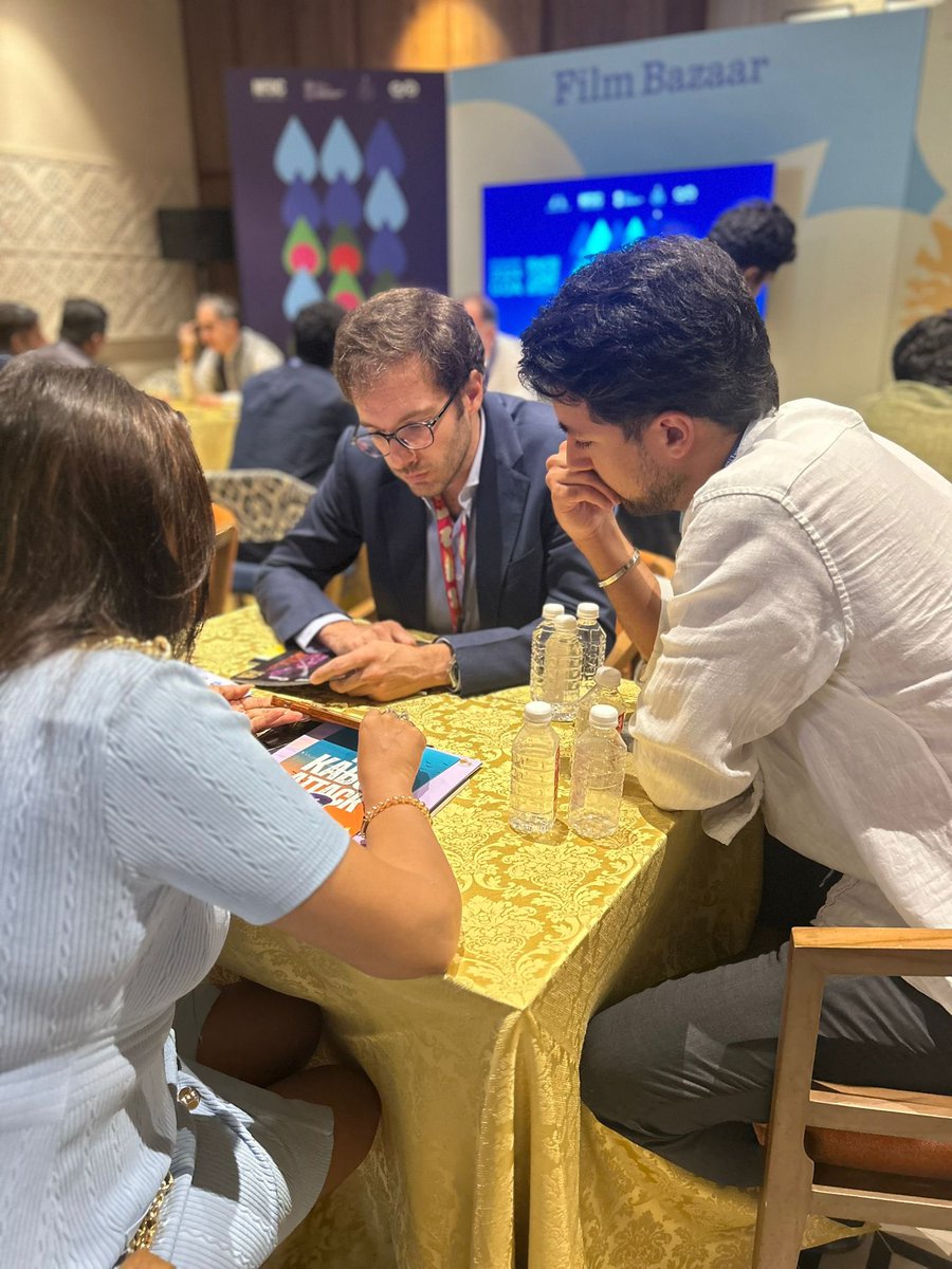 The Spanish delegation included Mr. Juan Manuel Guimerans, President - <a href="/SpainFilm/">Spain Film Commission</a> , Ms. Anna Saura, Renowned Producer - #Atrececreaciones, Ms. Camilo Vazquez, <a href="/CineICAA/">ICAA</a> , Ministry of Culture, Government of Spain &amp; Guillermo Rodríguez, Director - Casa de la India.