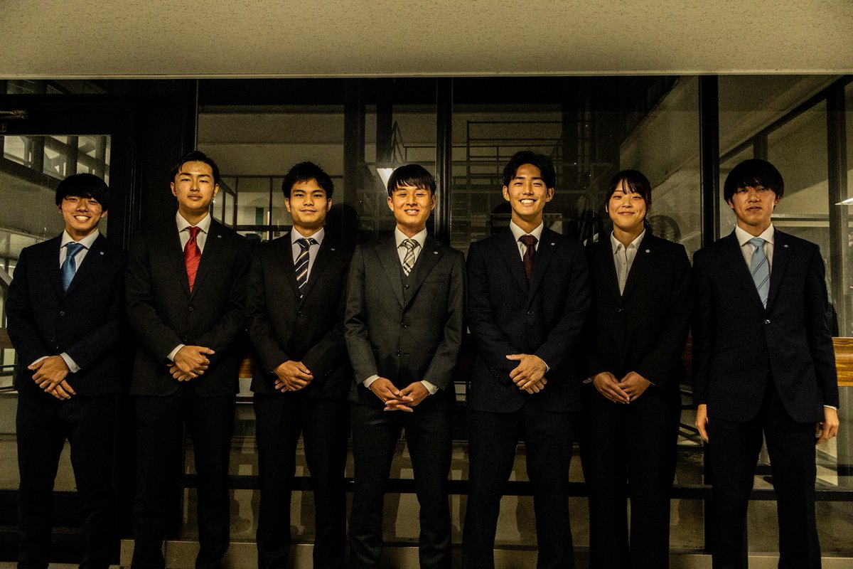 新ブロック長決定】 各ブロックを率いる新ブロック長を紹介いたします。 左から ○短距離 :#先本貴一郎 ○障害 :#樋口隼人 ○中距離 :#平本光紀  ○跳躍 :#海道藍真 ○混成 :#若松怜 ○投擲 :#有汲颯妃 ○男子長距離:#小山洋生 #醒めて起て #筑波大学陸上競技部