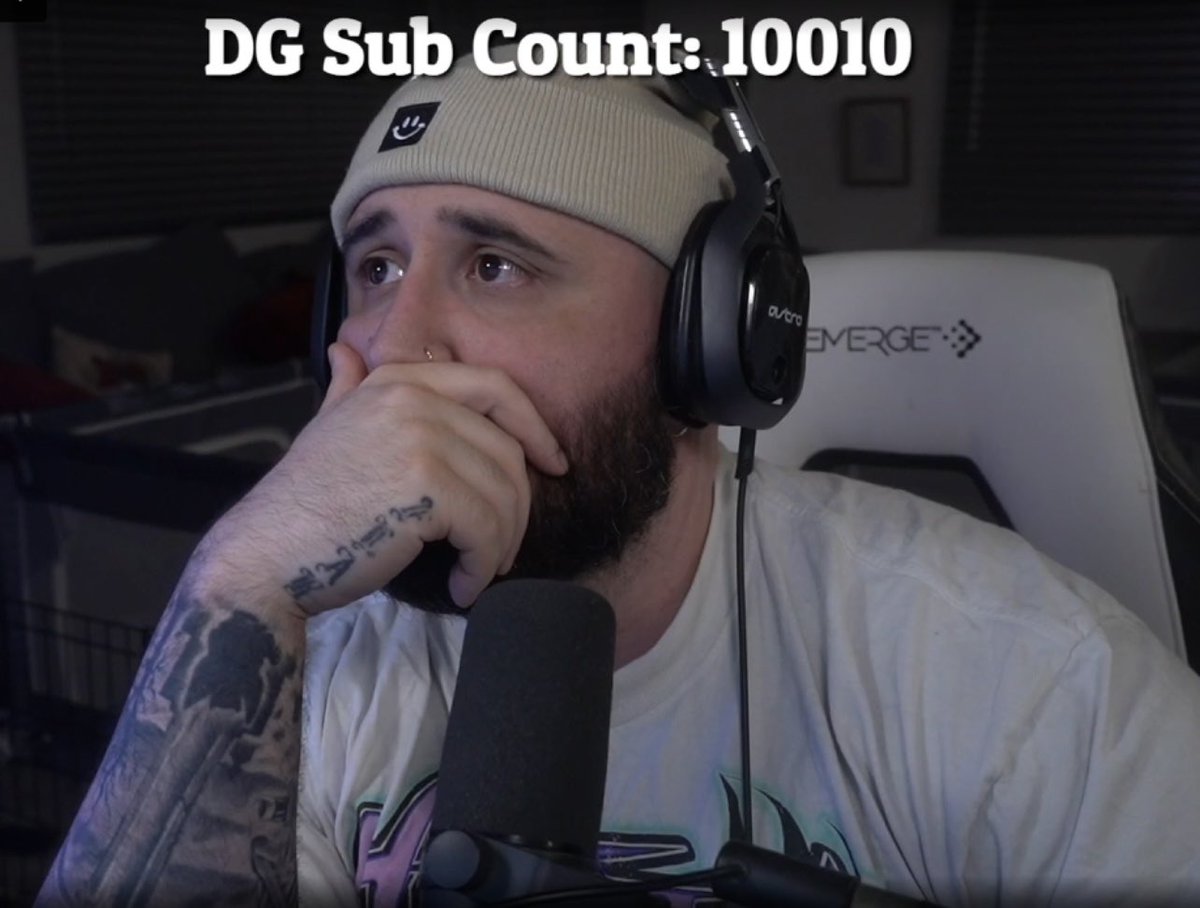 DGthe99's tweet photo. 10K SUBS AGAIN ON @Twitch 7th time this year! With this community anything is possible. I love you forever and a day after that…♥️ https://t.co/iWHb3SkJ9X