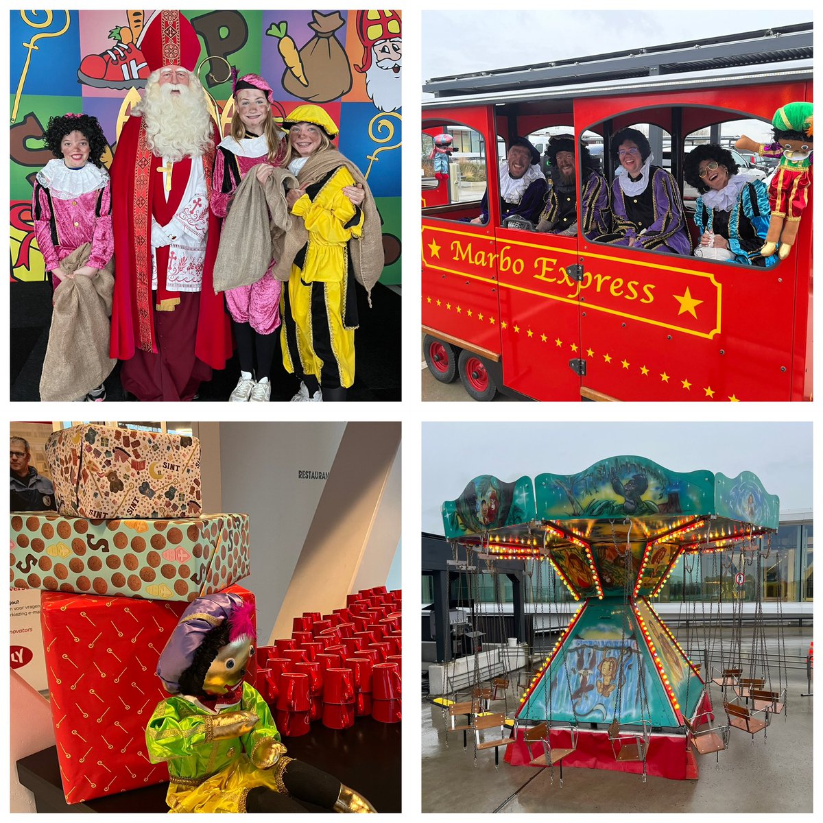 De Sint en zijn pieten staan klaar om 450 kinderen te ontvangen bij <a href="/LelyHolding/">Lely</a> Een echt familiefeest passend bij een echt familiebedrijf!
#lely #farminginnovators