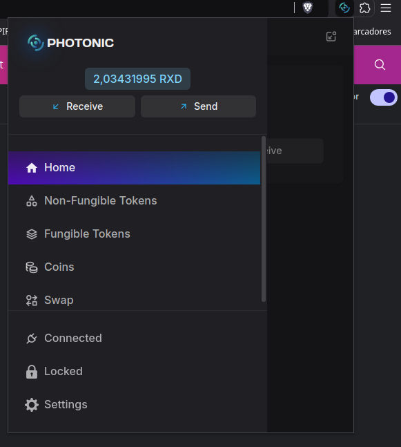 🔥Photonic Extension 🔥

We have created the addon version to use photonic without depending any website. 

For now it is under development, but it is possible to use it by following the steps in the link.

#Radiant $RXD #RXD #Photonic #Layer1

github.com/RadiantBlockch…