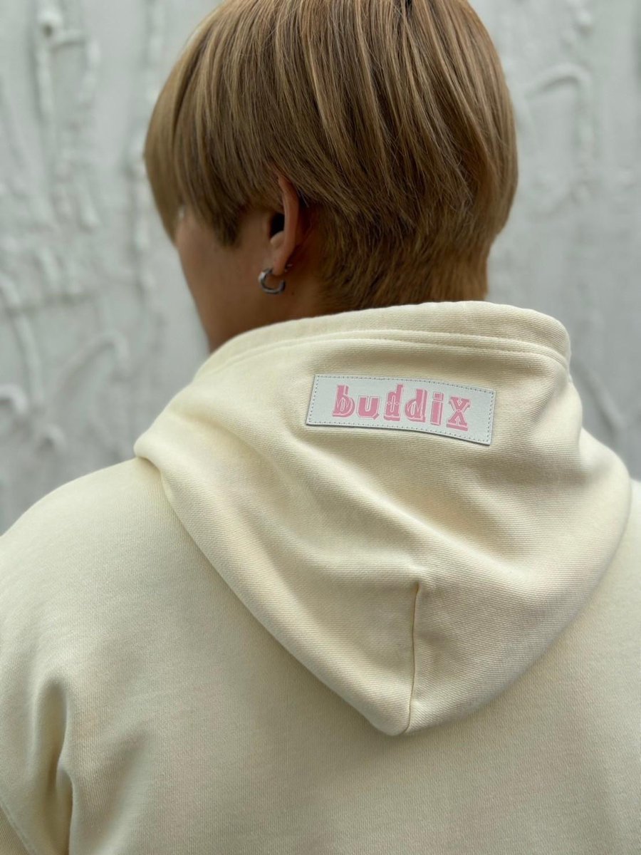 buddix Logo Hoodie Beige L