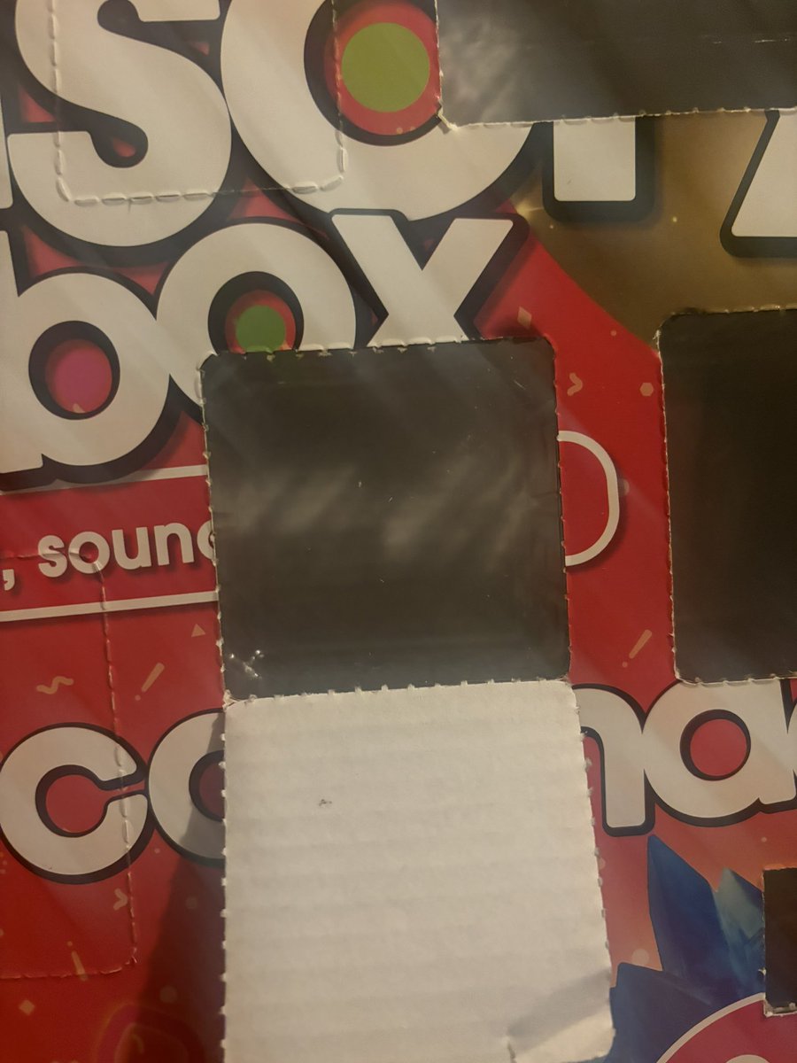 TickyMonster's tweet photo. @AldiUK my son opened his sensory advent calendar today and there was nothing inside (plastic film still intact as seen on pic) https://t.co/P25KwweAcg