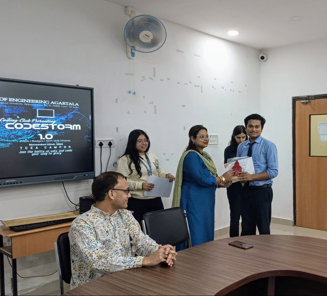 Excited to share that I secured 3rd position in Codestorm conducted by ...