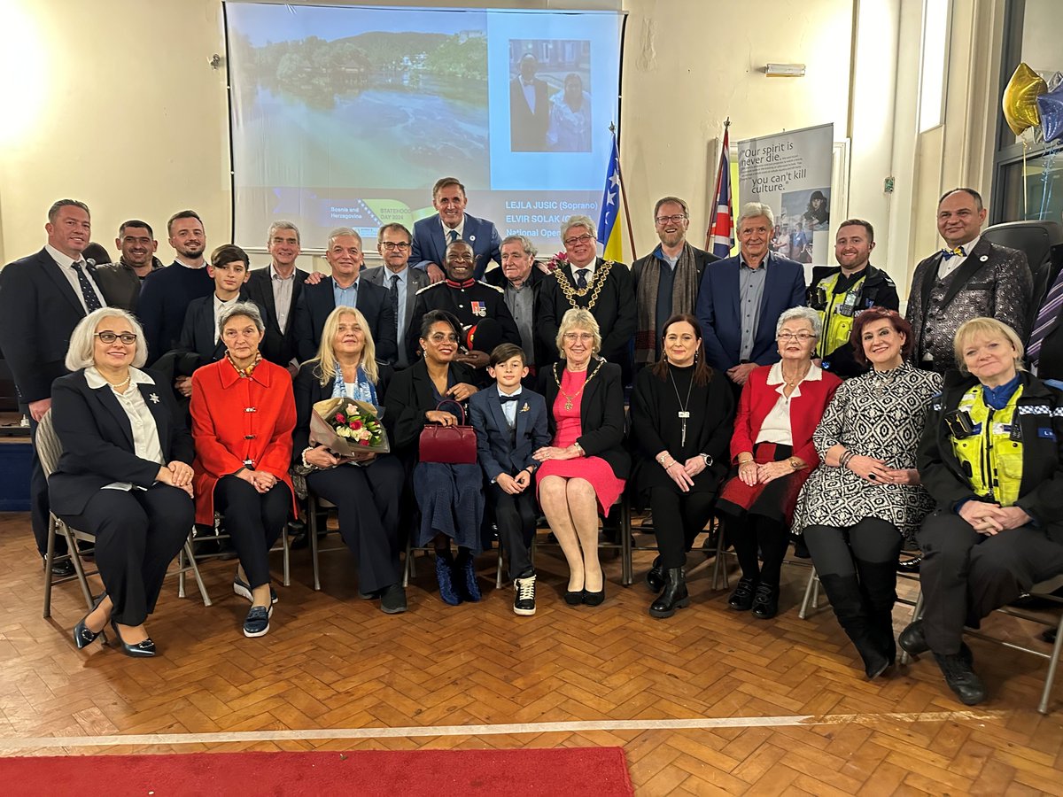 We had the honour of being invited to Bosnia House this week to mark Bosnian Statehood Day #ThankYou #Community
