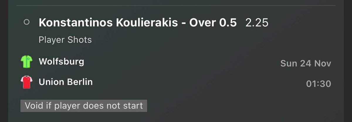 Shotsforthots's tweet image. 🇩🇪 Bundesliga

Konstantinos Koulierakis - Over 0.5 Shots

📊 L5 - 2,1,0,1,1

This is more of a shots for thots favourite player bet but I couldn’t resist at this price. Shot A LOT at PAOK, started season slow but has started to find his shot now.  

🧿