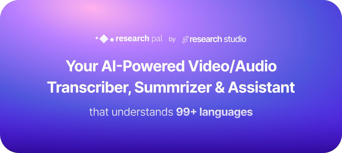 Research Studio tweet media