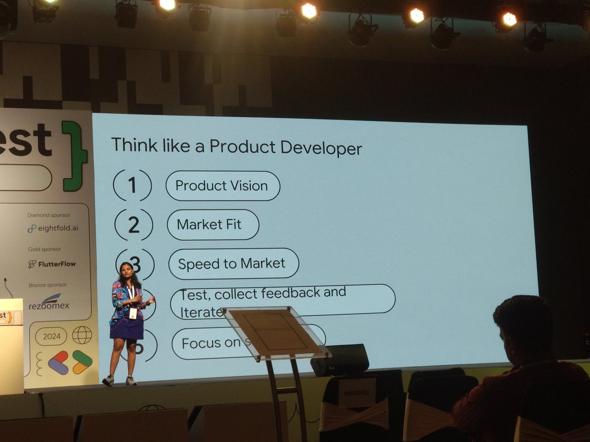 bpooja6's tweet photo. @GDGBLR #Flutterflow talk by Sanjana, ahead of Flutter https://t.co/E8xC1gaLkk