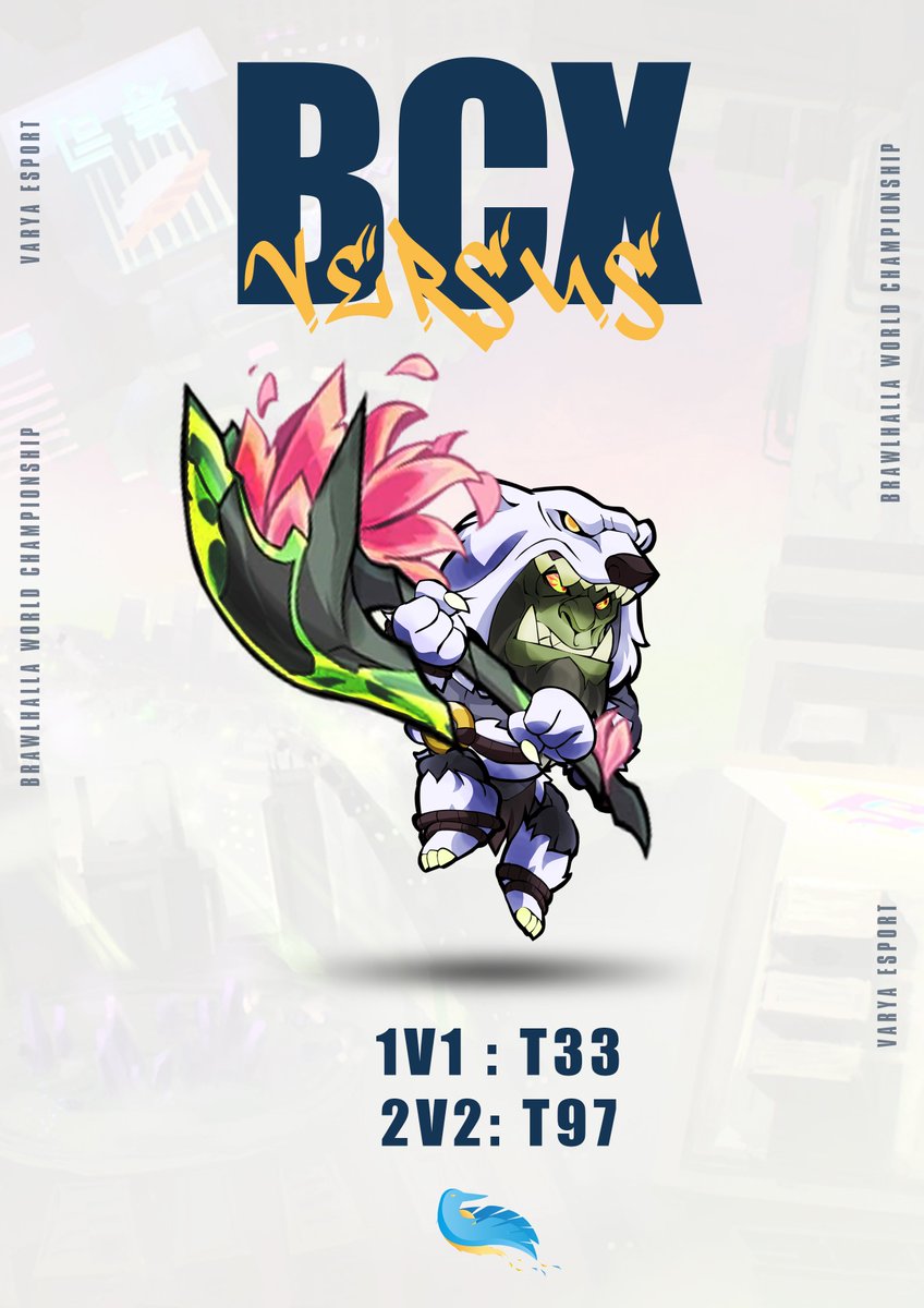 🎉 Huge congratulations to Versus for his outstanding performance at BCX 2024! 🌍

🔥 Top 33 in 1v1
🔥 Top 97 in 2v2

You made VarYa proud on the world stage! 🌟💪

#Brawlhalla #BCX2024 #Esports