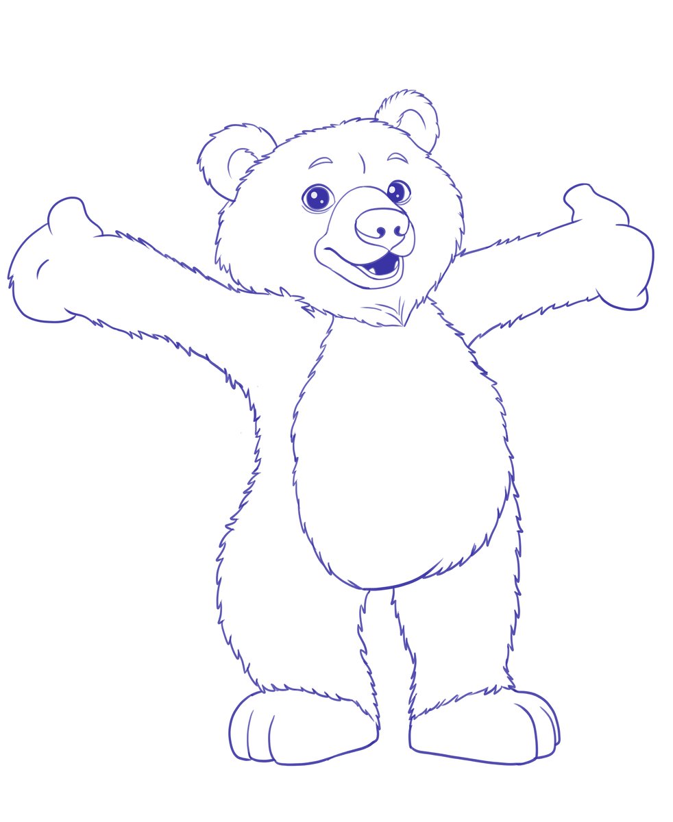FanimaStudio's tweet photo. The sketch of the bear for the company logo is finished, what do you think?

#illustration #artcommission #digitalart #artmoots #arttwt  #artshare https://t.co/eqzfGsnWC3