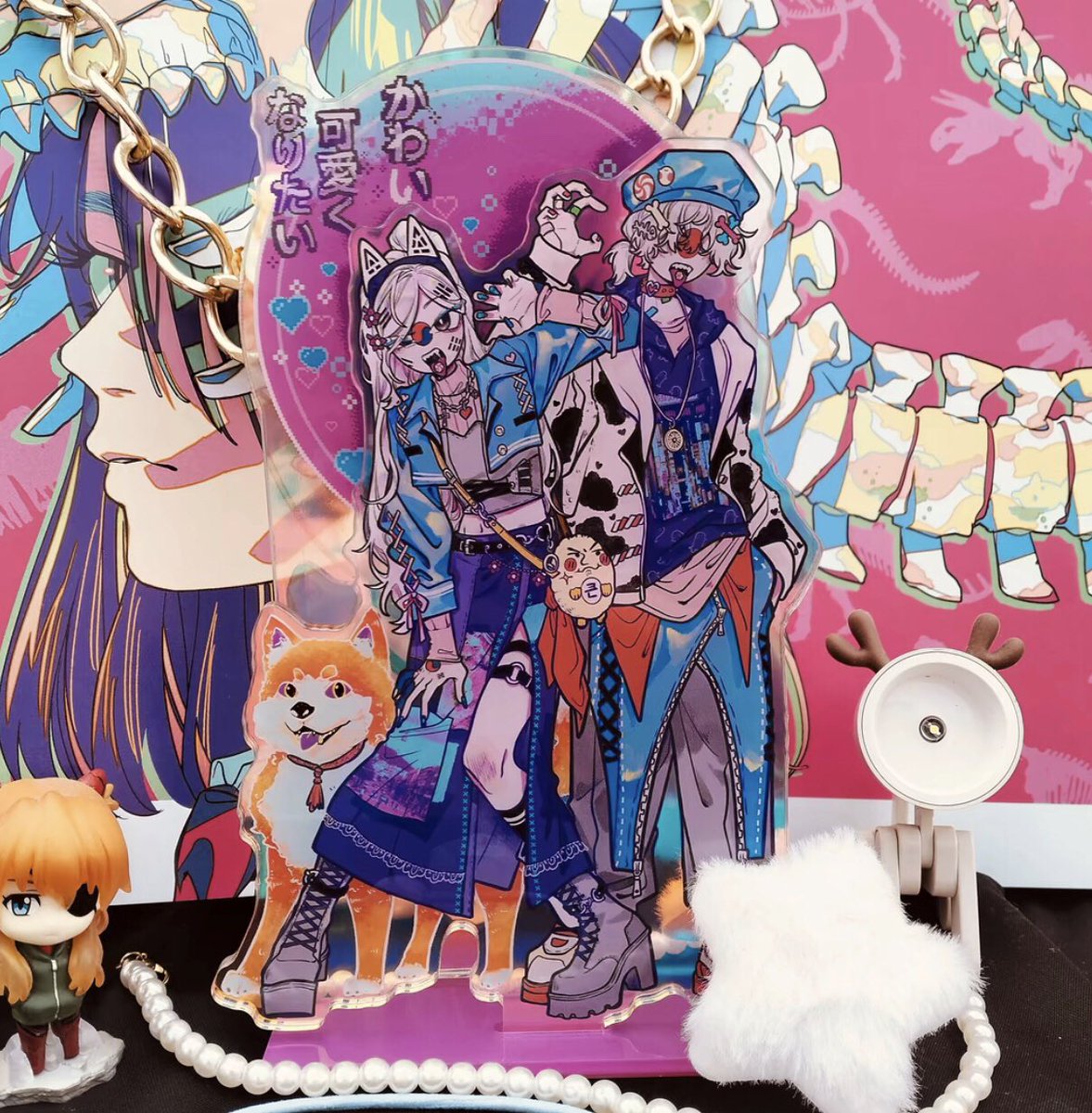 TYLHKS14's tweet photo. #countryhumans #周边 #谷子
顶置
周边上新~新系列[致命对手]cb向，镭射立牌和反光吧唧(这个立牌超大的)，走过路过不要错过
周边系列请认准睿睿DlY的工坊
在拼多多购买哦 https://t.co/aTTMeg1WXE