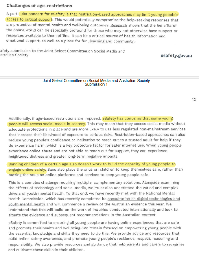 Thank you for everyone's comments on the social media ban bill in reply to my post yesterday ... I have read through them all and replied to many. 

I have heard loud and clear the concerns about digital ID and the role of the eSafety Commissioner. 

I am working on amendments to