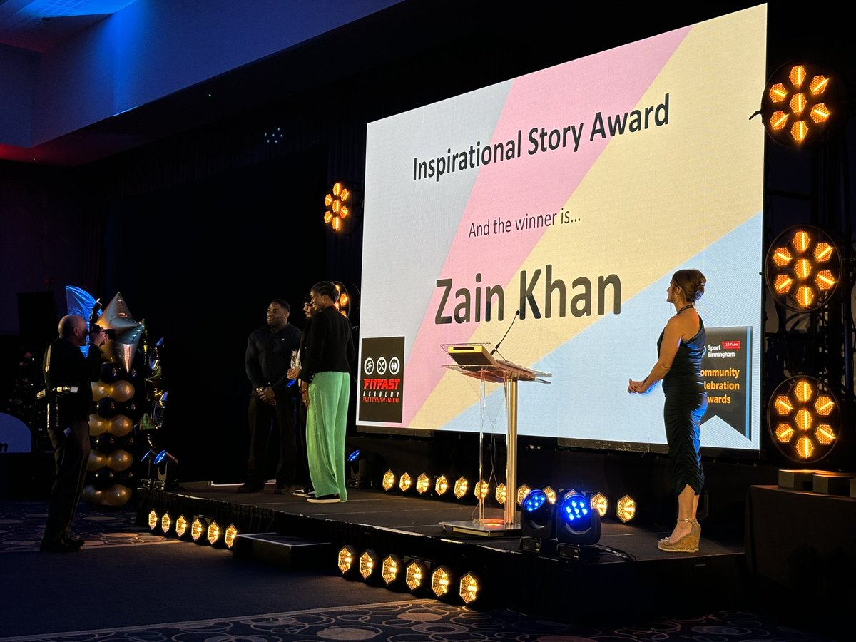 Terrific night at <a href="/SportBirmingham/">Sport Birmingham</a> Community Celebration Awards on Thursday at <a href="/Edgbaston/">Edgbaston Stadium</a>. Fantastic to recognise brilliant individuals and organisations who improve lives through sport and physical activity. Very proud to be Chair. Great to meet <a href="/amaagbeze/">Ama Agbeze</a> too!