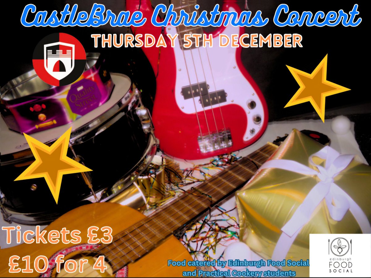 Castlebrae Music (@castlebraemusic) on Twitter photo The annual <a href="/CastlebraeCCC/">Castlebrae</a> Christmas Concert is on Thursday 5th December. Our Music Ensembles and <a href="/CastlebraeHFT/">Castlebrae_HFT</a> Catering Team are busy gearing up to see in Christmas 2024 in style! Dont forget to get your tickets on ParentPay! #ItsBeginningToLookAlot The annual <a href="/CastlebraeCCC/">Castlebrae</a> Christmas Concert is on Thursday 5th December. Our Music Ensembles and <a href="/CastlebraeHFT/">Castlebrae_HFT</a> Catering Team are busy gearing up to see in Christmas 2024 in style! Dont forget to get your tickets on ParentPay! #ItsBeginningToLookAlot