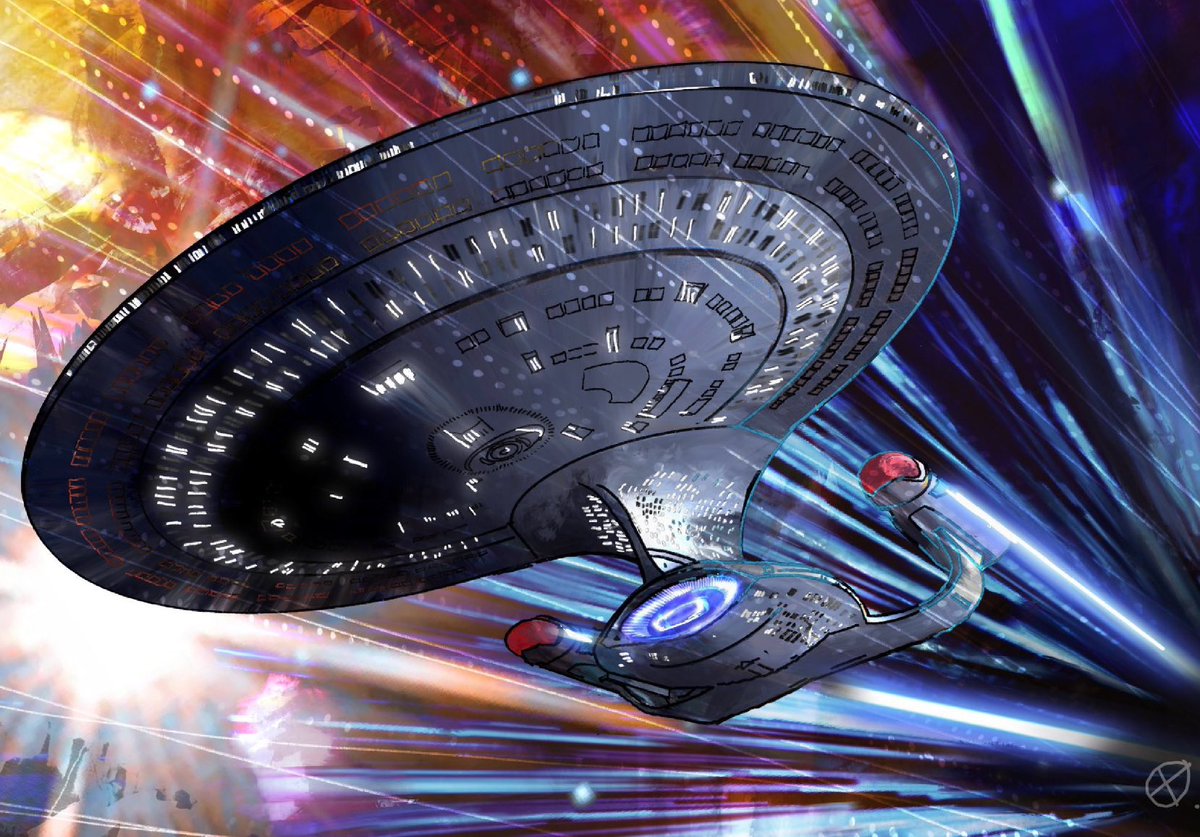 Was just doing some research for a new cover commission, as one does on a Friday night at 2 am…

Learned that the original series Enterprise had a crew of’430 people.  

Meanwhile the Enterprise D has a complement of approx 1000 

So now ya know.

Sketch my me, enjoy!
#StarTrek