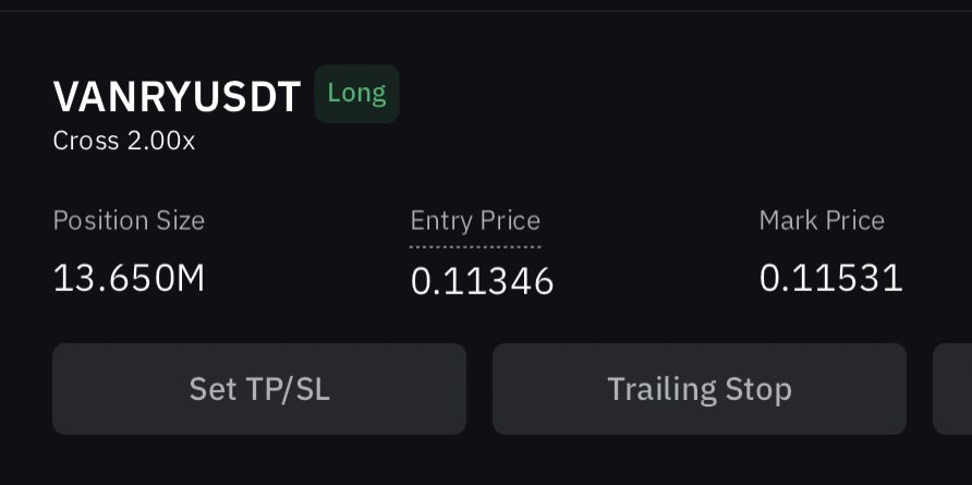 hedge_pool's tweet photo. Bought some $VANRY here. targeting new ATH https://t.co/3yvxEVH2kN