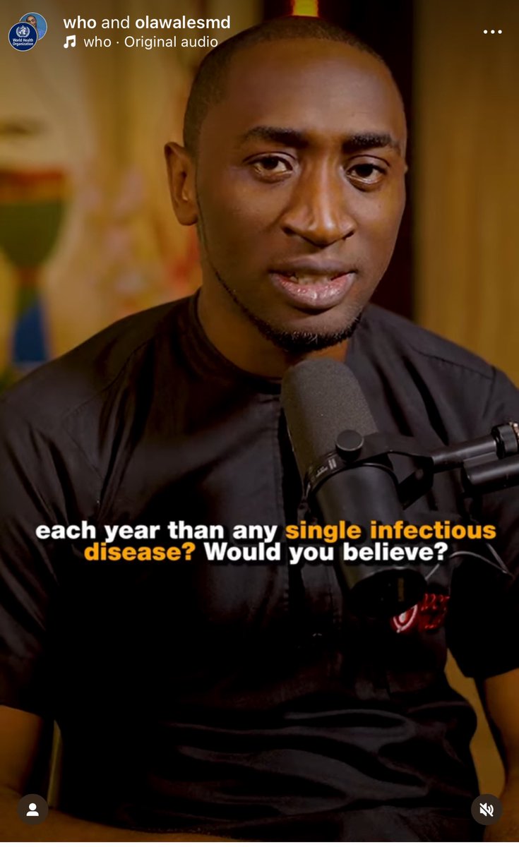 doctorwalesmd's tweet photo. The World Health Organization@WHO just featured my video in collaboration with me on Instagram. 

This is my biggest win this year. The dream has become reality. We have been noticed. 

A big thank you to God, my family and YOU.

I will reshape public health in my lifetime. https://t.co/C18kZWaTsb