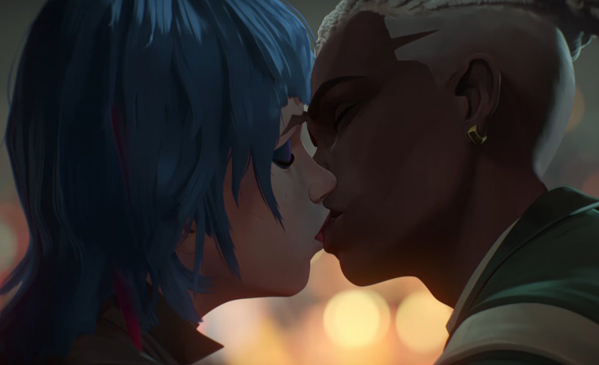 eldonchalo's tweet image. In another life, I would be your girl! We'd keep all our promises, be us against the world!

Ekko &amp;amp; Powder 🩵 (jinx)
#Arcane #Jinx