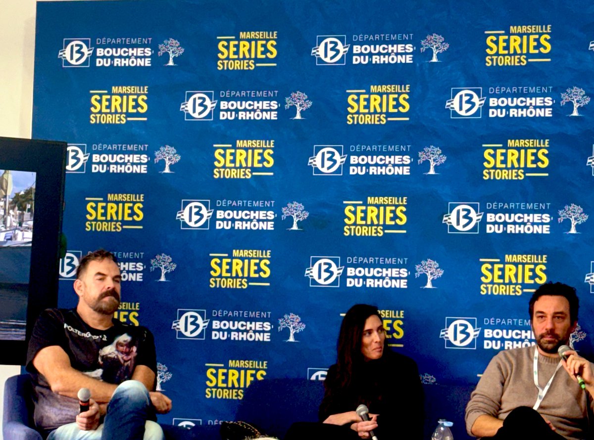 Ce matin au <a href="/Festival_MSS/">Marseille Series Stories</a> on débute sur une discussion avec l’équipe #Erica une série <a href="/TF1/">TF1</a> avec Julie De Bona et <a href="/GregoryFitoussi/">Gregory Fitoussi</a> #MarseilleSeriesStories