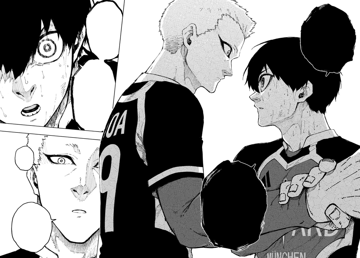 Ramin_Akira's tweet photo. ⚠SPOILER GEFAHR⚠ zu #BlueLock284
.
.
.
.
.
.
.
.
.
.
.
.
.
.
Wahrscheinlich KAPITEL DES JAHRES!😂
Isagi macht Noah einfach FETTE ANSAGE!
und jetzt will er mit Kaiser zusammen arbeiten!
DAS IST EINFACH MEGAAAAAAAAA🔥🔥🔥
#ブルーロック #bluelock https://t.co/aUGuyMGPsz