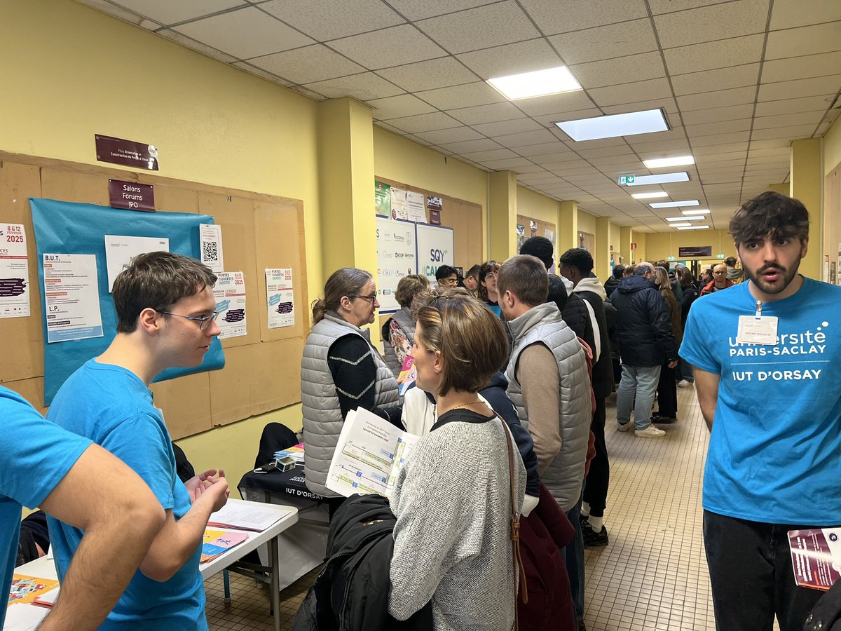 IUT d'Orsay (@iut_orsay) on Twitter photo En direct FORUM POSTBAC organisé par l’association PEEP <a href="/UnivParisSaclay/">Université Paris-Saclay</a> <a href="/Orsaynotreville/">Ville d'Orsay</a> <a href="/VilledeGif/">Ville de Gif</a> <a href="/BuresSurYvette/">Ville de Bures</a>
👉 Nos étudiants et enseignants sont présents pour vous renseigner sur nos formations.
#orientation #parcoursup En direct FORUM POSTBAC organisé par l’association PEEP <a href="/UnivParisSaclay/">Université Paris-Saclay</a> <a href="/Orsaynotreville/">Ville d'Orsay</a> <a href="/VilledeGif/">Ville de Gif</a> <a href="/BuresSurYvette/">Ville de Bures</a>
👉 Nos étudiants et enseignants sont présents pour vous renseigner sur nos formations.
#orientation #parcoursup