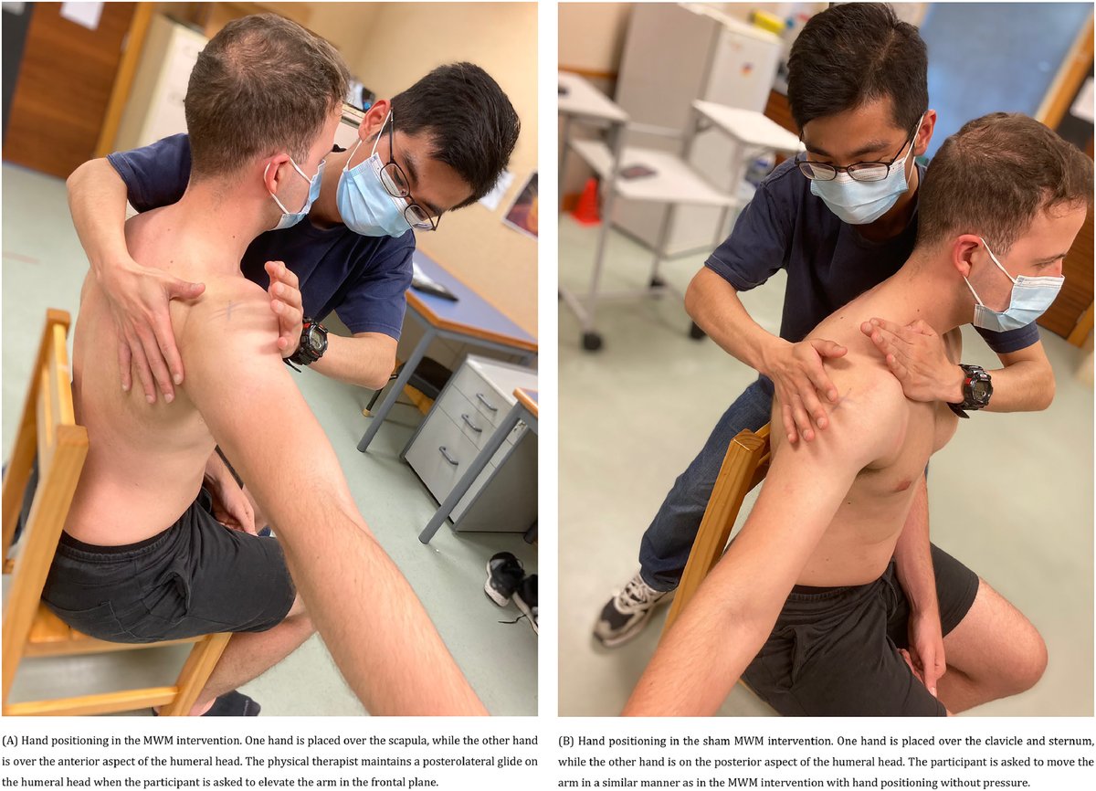 PhysioMeScience's tweet photo. The immediate effects of mobilization with  movement on shoulder range of motion and pain in patients with rotator  cuff-related shoulder pain: A randomized controlled trial (Evolution  Trial)

https://t.co/WWP4nWAASd https://t.co/LhCPAc8I6j
