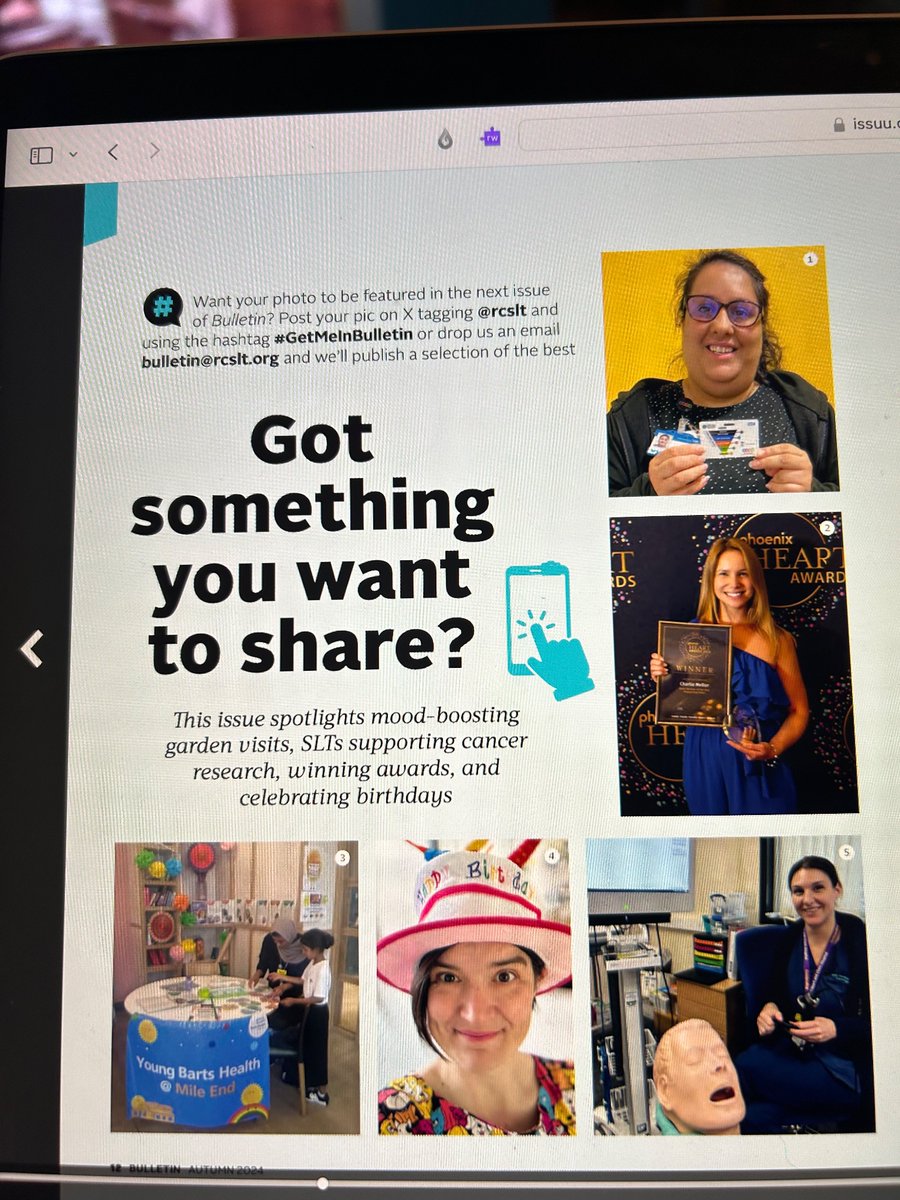 Found myself in the <a href="/RCSLT/">RCSLT 💙</a> bulletin