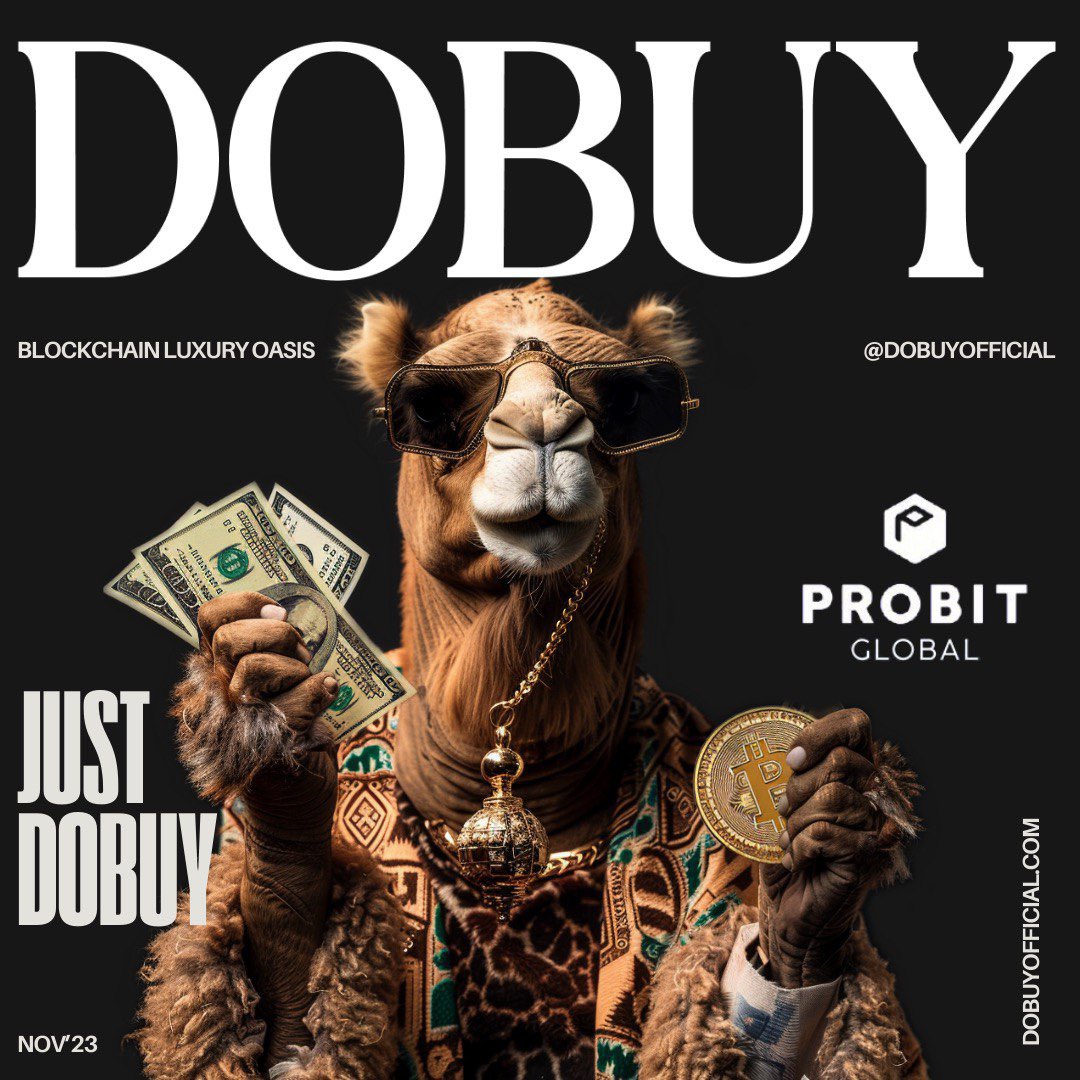 JUSTDOBUY0's tweet photo. Unleashing the ultimate blockchain luxury experience with Dobuy Meme Coin! ๐ชโจ
Powering the future of digital assets on the BNB chain. Just Dobuy. ๐๐
#BlockchainOasis #DobuyMemeCoin #CryptoCulture #BNBChain #ProbitGlobal #LuxuryCrypto #MemeRevolution https://t.co/6ghGcwe7lu