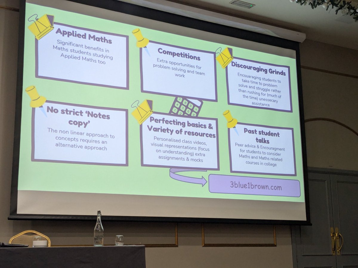 UArdle's tweet photo. Meghan Duffy sharing her philosophy and strategies for teaching. An excellent talk. @imtanational #imta #conference #maths #linkingthinking https://t.co/uUR12xxyA3