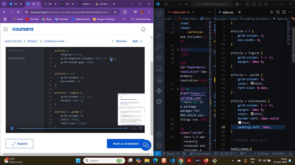 obika_viola's tweet image. Still learning CSS Grid on Scrimba 🤞🏾

#CSSGrid
#CSS
