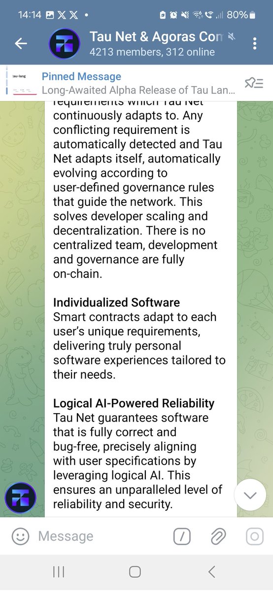 Saceman93's tweet photo. I am glad to be alive to see this. $agrs will be a monopoly. $tao $fetch $near $trac and the rest of the mediocre AI will be paying millions to integrate this. Tau will be the daddy they never had. $agrs to top 20 is fud! https://t.co/tvdSXpxdSD