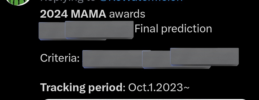 nexaluneanh's tweet photo. Tracking period 

- M M A 2024 dimulai 2 Nov 2023 - 30 Oct 2024
- M A M A 2023 dimulai dari 1 Oct 2023

Artinya apa ??
‼️CB DREAMSCAPE UDAH MASUK MASA TRACKING BUAT YEA TAHUN DEPAN‼️

Keep streaming kalo mau liat Dream bawa thropy tahun depan https://t.co/OfxEKcHhlN
