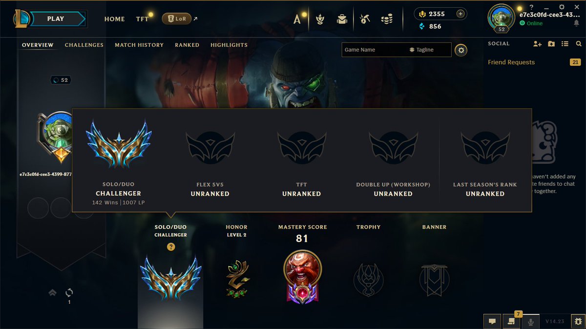 thebausffs's tweet photo. 1k LP yippee! (DONT TELL RIOT ABOUT MY BUGGED NAME) https://t.co/9Nzi7Ygqzb